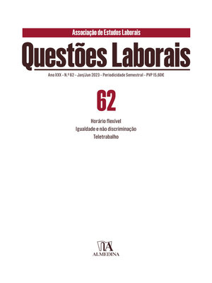cover image of Questões Laborais N.º 62